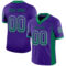 Drift0054 Custom Purple Kelly Green-White Drift Fashion Football Jersey