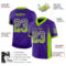 Drift0057-2 Custom Purple Neon Green-White Drift Fashion Football Jersey