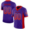 Drift0058 Custom Purple Red-White Drift Fashion Football Jersey