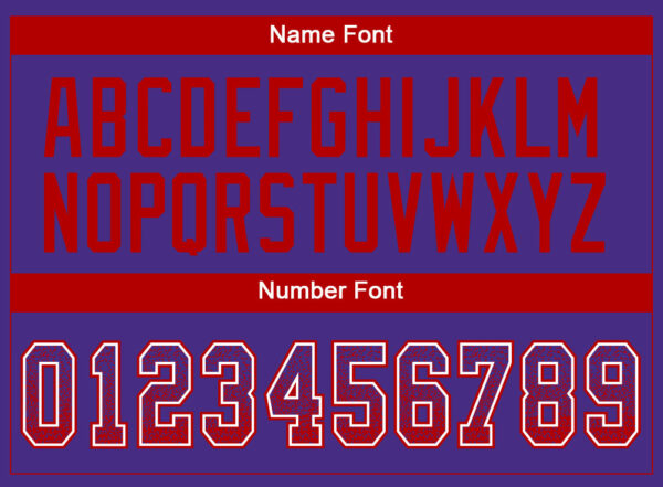 Custom Purple Red-White Drift Fashion Football Jersey