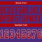 Custom Purple Red-White Drift Fashion Football Jersey