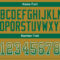 Drift0061-3 Custom Old Gold Kelly Green-White Drift Fashion Football Jersey