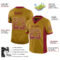 Drift0062-2 Custom Old Gold Crimson-White Drift Fashion Football Jersey