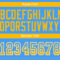 Drift0064-3 Custom Powder Blue Gold-White Drift Fashion Football Jersey
