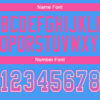 Custom Powder Blue Pink-White Drift Fashion Football Jersey