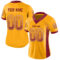 Drift0080-1 Custom Gold Crimson-White Drift Fashion Football Jersey