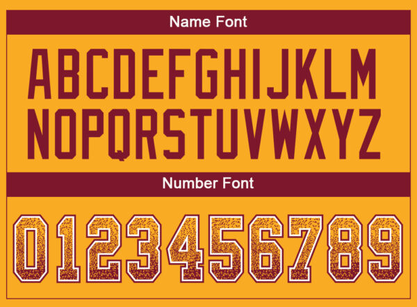 Custom Gold Crimson-White Drift Fashion Football Jersey