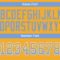 Drift0082-3 Custom Gold Powder Blue-White Drift Fashion Football Jersey