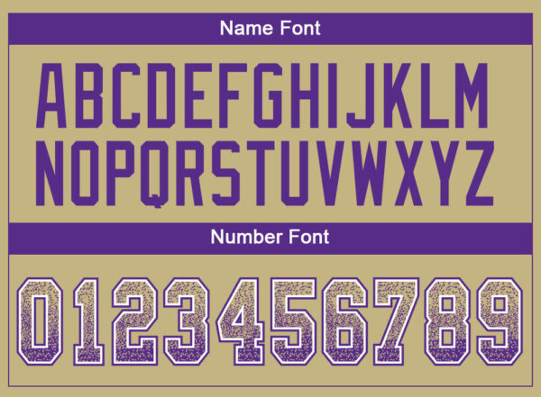 Custom Vegas Gold Purple-White Drift Fashion Football Jersey