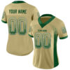 Custom Vegas Gold Green-White Drift Fashion Football Jersey
