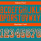 Drift0091-3 Custom Teal Orange-White Drift Fashion Football Jersey