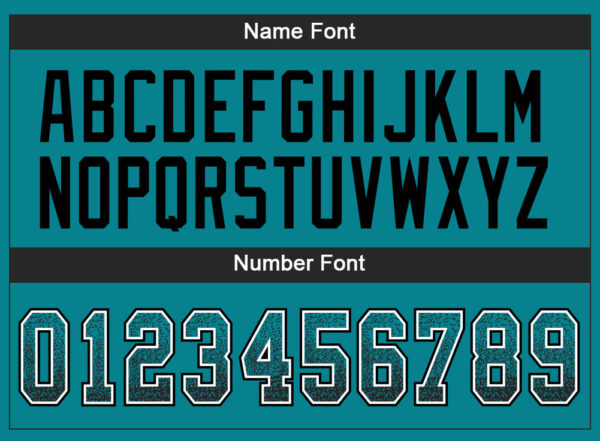 Custom Teal Black-White Drift Fashion Football Jersey