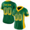 Drift0106-1 Custom Kelly Green Gold-White Drift Fashion Football Jersey