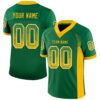 Drift0106 Custom Kelly Green Gold-White Drift Fashion Football Jersey