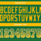 Drift0106-3 Custom Kelly Green Gold-White Drift Fashion Football Jersey
