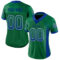 Drift0107-1 Custom Kelly Green Royal-White Drift Fashion Football Jersey