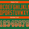 Custom Kelly Green Orange-White Drift Fashion Football Jersey