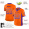 Drift0115-2 Custom Orange Purple-White Drift Fashion Football Jersey