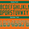 Custom Orange Kelly Green-White Drift Fashion Football Jersey