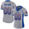 Drift0119-1 Custom Gray Royal-Red Drift Fashion Football Jersey