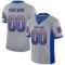 Drift0119 Custom Gray Royal-Red Drift Fashion Football Jersey