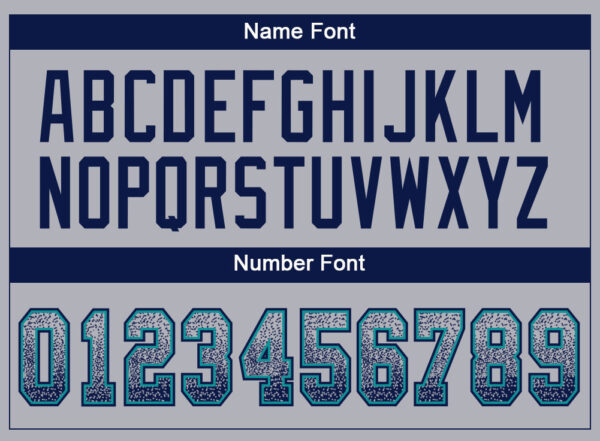 Custom Gray Navy-Teal Drift Fashion Football Jersey