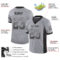 Drift0123-2 Custom Gray Black-White Drift Fashion Football Jersey