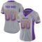 Drift0126-1 Custom Gray Purple-Gold Drift Fashion Football Jersey