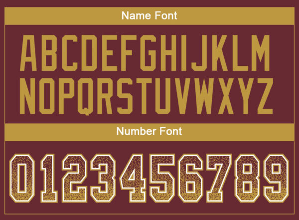 Custom Burgundy Old Gold-White Drift Fashion Football Jersey