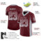Drift0134-2 Custom Burgundy Gray-White Drift Fashion Football Jersey