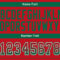 Drift0138-3 Custom Red Kelly Green-White Drift Fashion Football Jersey