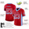 Drift0139-2 Custom Red Light Blue-White Drift Fashion Football Jersey