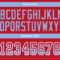 Drift0139-3 Custom Red Light Blue-White Drift Fashion Football Jersey