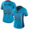 Custom Panther Blue Navy-White Drift Fashion Football Jersey