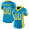 Drift0142-1 Custom Panther Blue Gold-White Drift Fashion Football Jersey