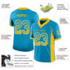 Custom Panther Blue Gold-White Drift Fashion Football Jersey