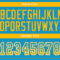 Drift0142-3 Custom Panther Blue Gold-White Drift Fashion Football Jersey
