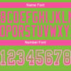 Custom Neon Green Pink-White Drift Fashion Football Jersey