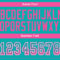Drift0147-3 Custom Aqua Pink-White Drift Fashion Football Jersey