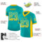 Drift0152-2 Custom Aqua Yellow-White Drift Fashion Football Jersey
