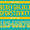Drift0152-3 Custom Aqua Yellow-White Drift Fashion Football Jersey