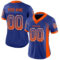 Drift0153-1 Custom Royal Orange-White Drift Fashion Football Jersey