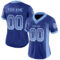 Drift0156-1 Custom Royal Light Blue-White Drift Fashion Football Jersey