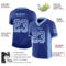 Drift0156-2 Custom Royal Light Blue-White Drift Fashion Football Jersey