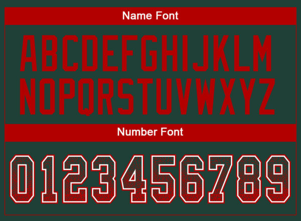 Custom Green Red-White Drift Fashion Football Jersey