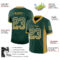 Drift0162-2 Custom Green Old Gold-White Drift Fashion Football Jersey