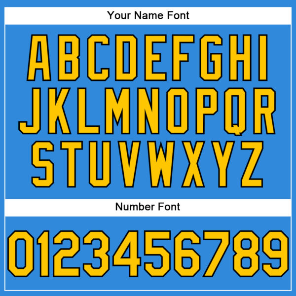 Custom Electric Blue Yellow-Black Authentic Baseball Jersey