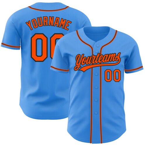 ElectricBlue0014_03f3ce56-5d69-4ee8-bd5d-73307a0e7798 Custom Electric Blue Orange-Black Authentic Baseball Jersey