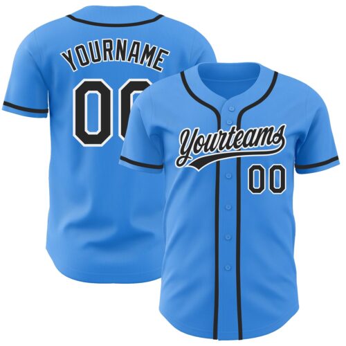 ElectricBlue0020_ca71b03e-29ec-4e06-b91f-8f64e482bf6a Custom Electric Blue Black-White Authentic Baseball Jersey
