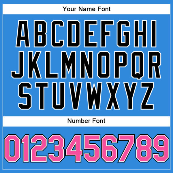 Custom Electric Blue Pink-Black Authentic Baseball Jersey